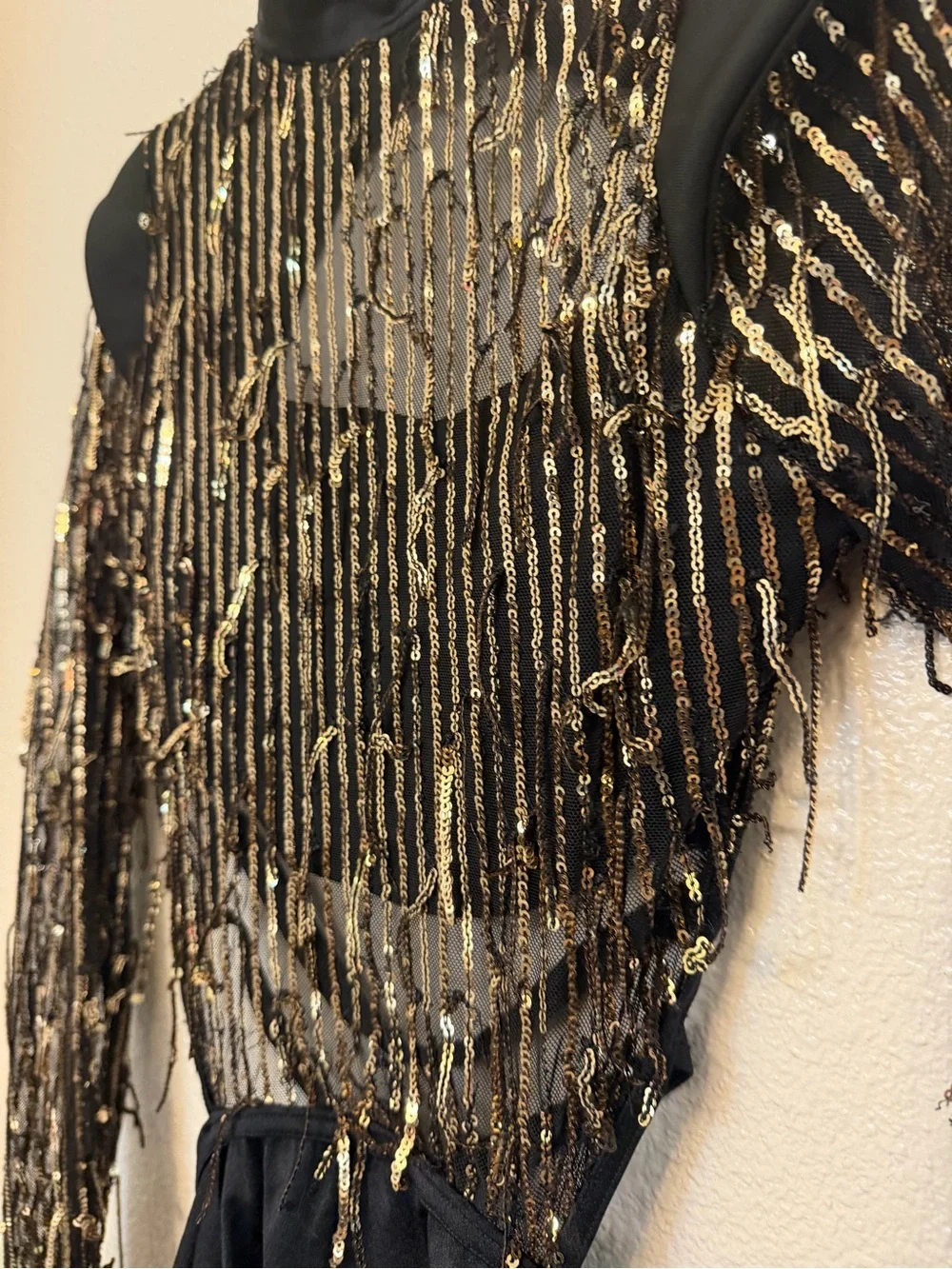 Weissman elite dance costume gold